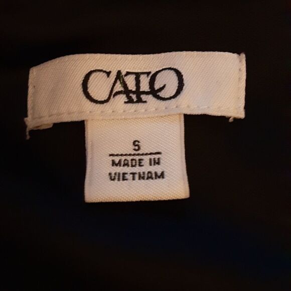 Cato  Black Sleeveless Dress with Goldtone Details and Pockets - Picture 7 of 8